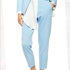 Topshop Light Blue Taylor Trousers High Waisted